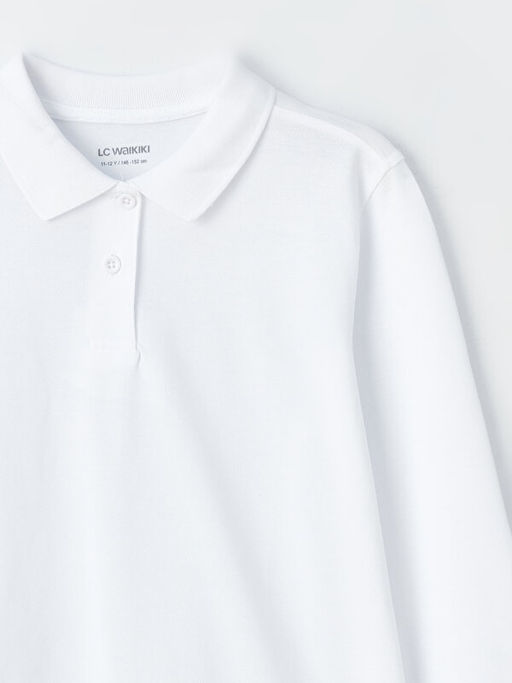 Polo Yaka Basic K?z ?ocuk Ti??rt 2li - Waikiki фото 3