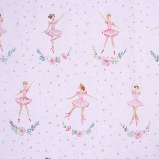 Постельное бельё Этель 1,5 сп Little ballerine, 143х215 см, 150х214 см, 50х70 см -1 шт, 100% хл, бязь  фото 3