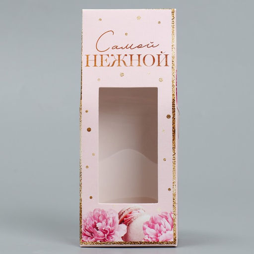 Цена за 5 шт. Коробка складная 8 марта, 5.7?14.5?3.5 см