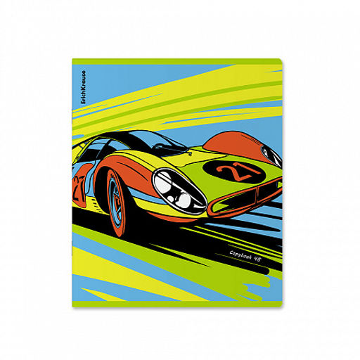Цена за 5 шт. Тетрадь общая ученическая ErichKrause Neon Car, 48 листов, клетка, глянцевая ламинация_MIX-PACK  фото 4