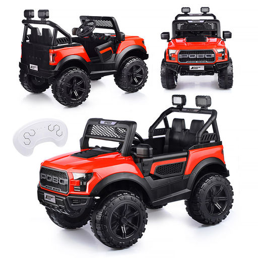 Электромобиль "Круиз" на аккумуляторе, с р/у управлением, в коробке (красный)