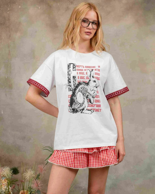 Футболка из премиального хлопка оверсайз