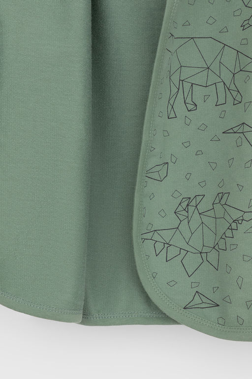 Crockid _ К 5763-1/весенний зеленый,динозавры халат дет фото 4