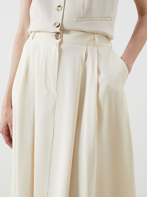 Standart Fit Pileli Etek