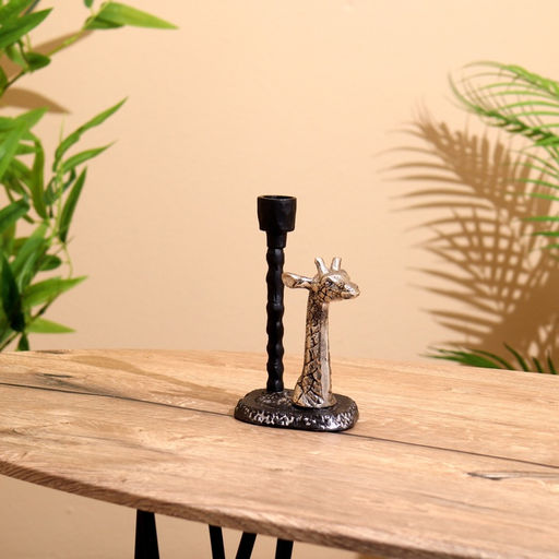 Подсвечник Жирафик, 12.5?9.5?26 см, алюминий