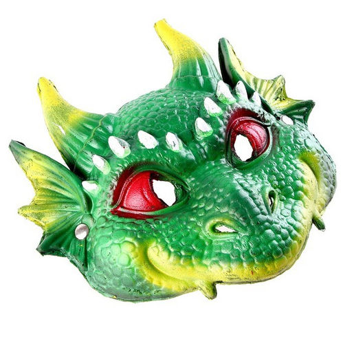 Маска карнавальная Дракончик зеленый - Simaland фото 2