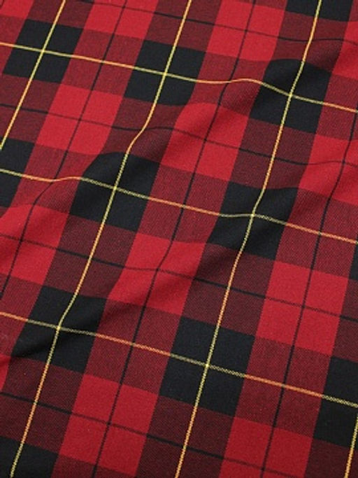 Фуле Клетка цв.красно-бордовый/черный, ш.1.45м, хлопок-100%, 180гр/м.кв
