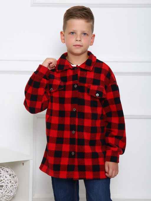 РБ013 Рубашка Мейн (красный) - Милаша фото 12