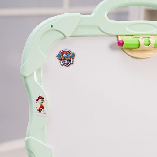 Мольберт 3 в 1 Доска для рисования Paw Patrol, пиши мелом, рисуй фломастером, клей магниты  фото 12