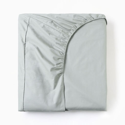 Простыня на резинке Этель 160*200*25 см, цв.зеленый, 100% хлопок, перкаль,114 г/м?