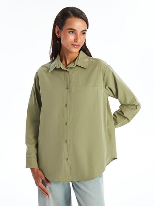 Oversize Poplin Kad?n G?mlek