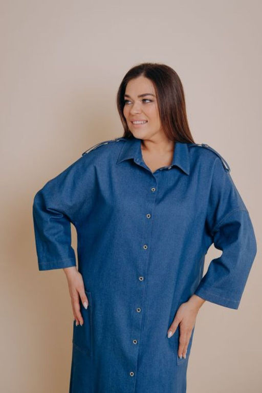 Платье Luxury Moda 1407 синий