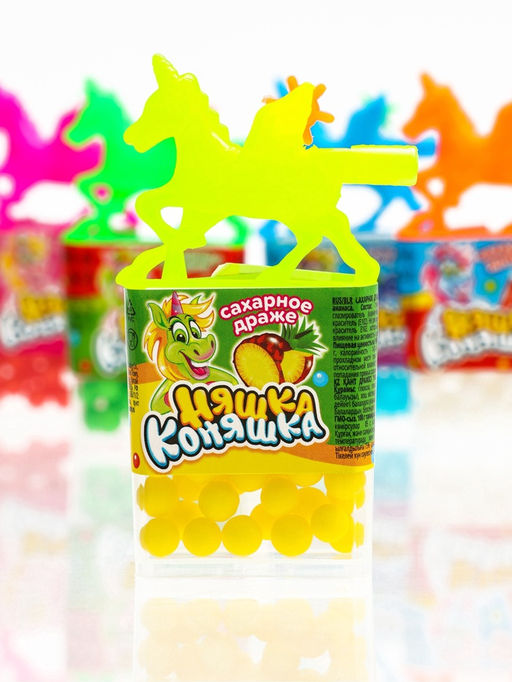 Цена за 30 шт. Драже сахарное Няшка Коняшка, ассорти, 6 г - Simaland фото 5