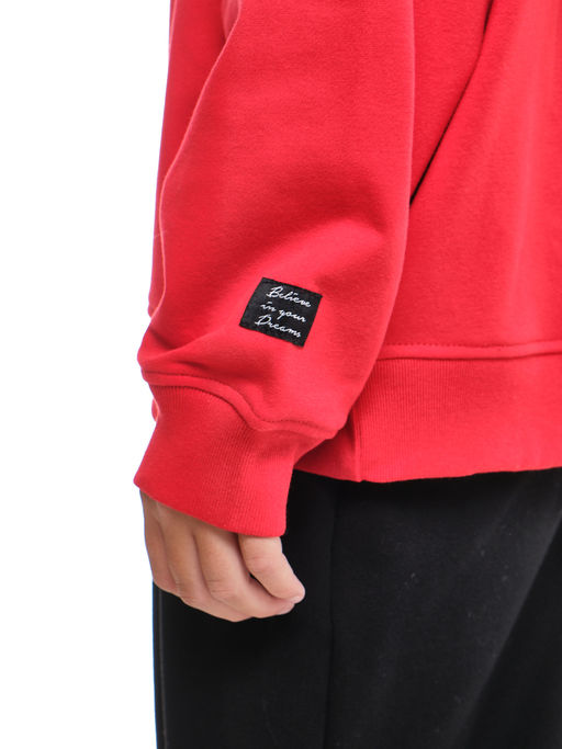 Толстовка для девочки 22-7632 красный - Mini maxi фото 11