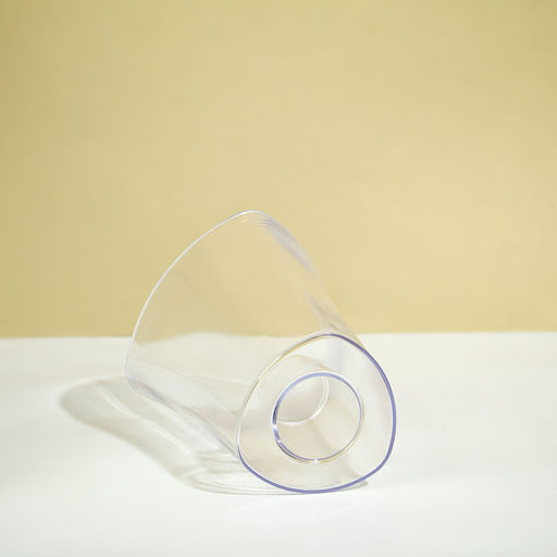 Горшок для орхидей, 1,3 л, 13,6 × 14,1 × 20 см, пластик, прозрачный