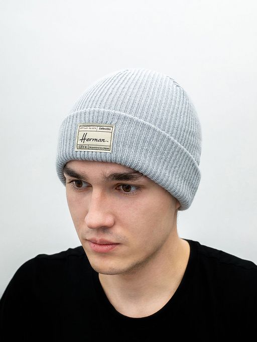 Шапка HERMAN арт. EDMOND 057 (серый)