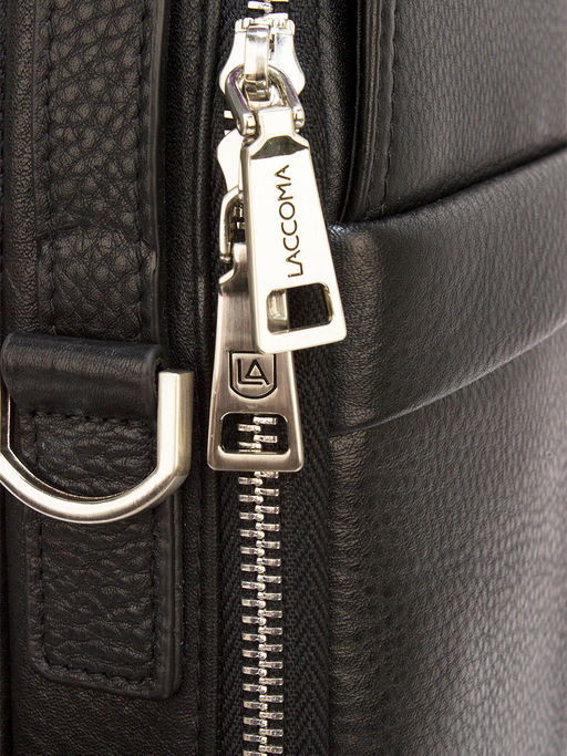 LACCOMA сумка 5512-4-черный натуральная кожа