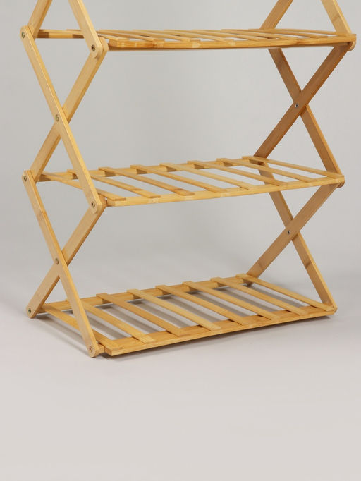 Стеллаж универсальный, 6 полок, 50×25×110 см, напольный, открытый, Greengo