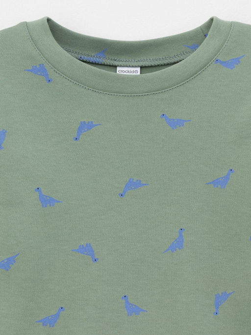 К 1552/оливковый 5810 Н049 пижама дет