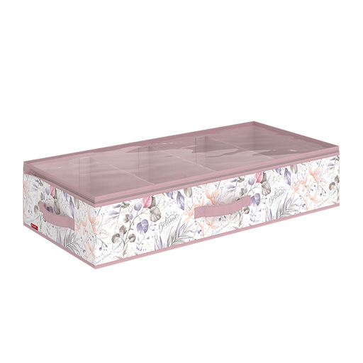 Кофр для хранения обуви со съемными перегородками, 4 секции, 70*35*15 см, BOTANIC LILAC, шт - Valiant фото 2