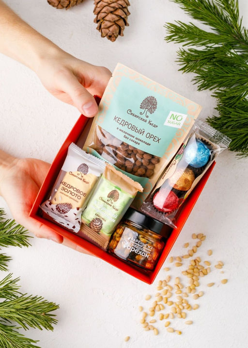 Подарочный набор Весеннее настроение, 275 г - Сибирский кедр фото 2