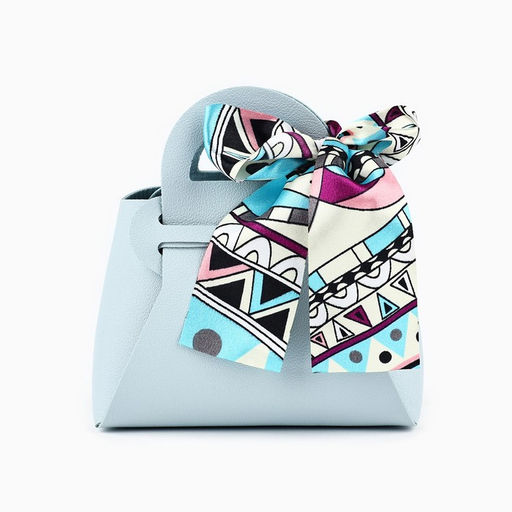 Цена за 2 шт. Сумочка подарочная «Голубая», 12 х 13 х 5.5 см