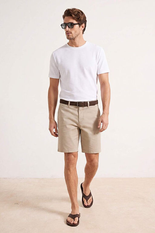 Beyaz Regular/Normal Kesim Dokulu T-Shirt TMNSS26TS00067 - Trendyolmilla фото 2