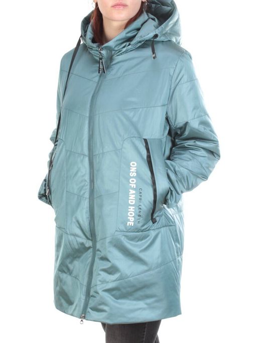 22-305 GRAY/BLUE Куртка демисезонная женская AKiDSEFRS (100 гр.синтепона) - Фабричный китай фото 13