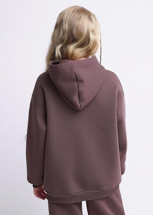 Джемпер дев. (ЧЗ) коричневый 757211/21фф_п - Clever wear фото 4