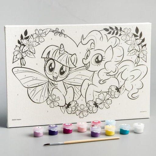 Картина по номерам для детей My Little Pony, 20?30 см
