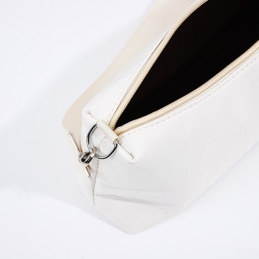 Сумка женская кросс-боди на молнии, 31×7×13 см, белая
