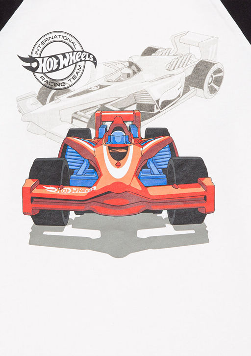 Hot Wheels Bask?l? Tisort - Mavi фото 3