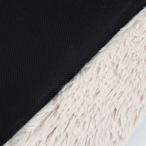 Лежак с подушкой FURRY №1, 45 х 35 х 14 см, вельвет, мех, синтепух, бежевый - Пижон фото 8