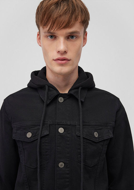 Brandon 90lar Siyah Jean Ceket - Mavi фото 6