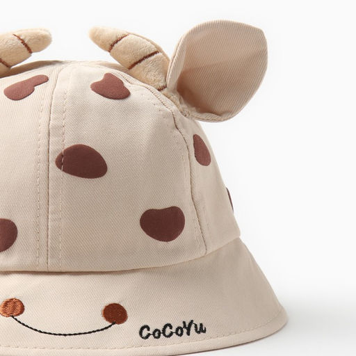 Панама для девочки MINAKU «Коровка», размер 50, бежевая