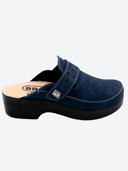 501 | Natasa | Темно-синие женские медицинские сабо с закрытым носом - Milka shoes&more фото 2