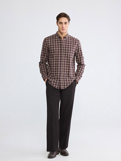 Regular Fit Ekose Erkek G?mlek