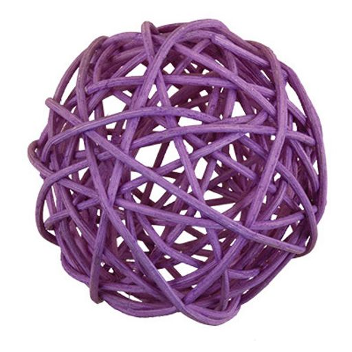 Blumentag BRF-5 Шар декоративный из ротанга d. 5 см 12 шт. №02 св. розовый  фото 4