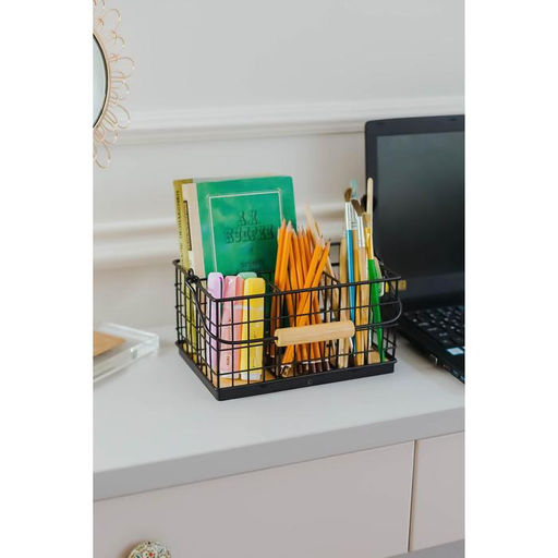 Корзина для мелочей Доляна Эстетика, 231612 см, чёрная  фото 7