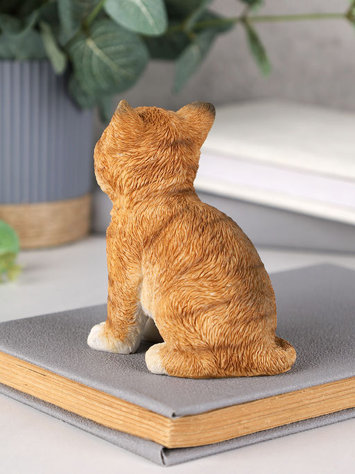 Фигурка Кошка 10 см рыжая / YX33102 /уп 2/36/ - Галеонтрейд фото 3