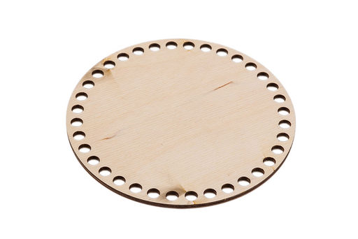 Заготовка для декорирования Mr. Carving БА-03 Панно с перфорацией Круг фанера d 15 см х 0.4 см  фото 3