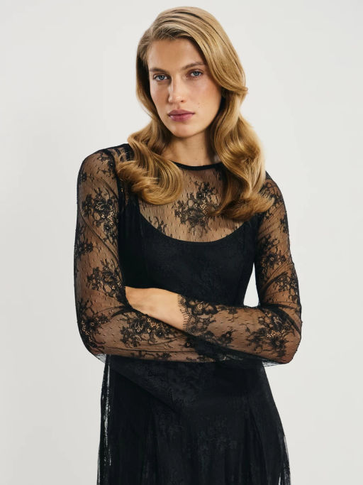 Платье миди из кружева / Zarina