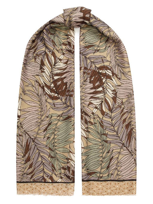 Палантин жен. виск+шерсть 90х180 LG33-959-15