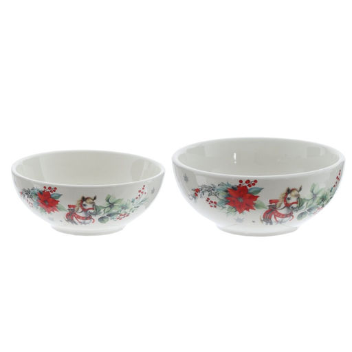 Набор из 2 шт: Салатник "Лошадь", 260/, 260 мл, L11 W11 H4/4,5 см