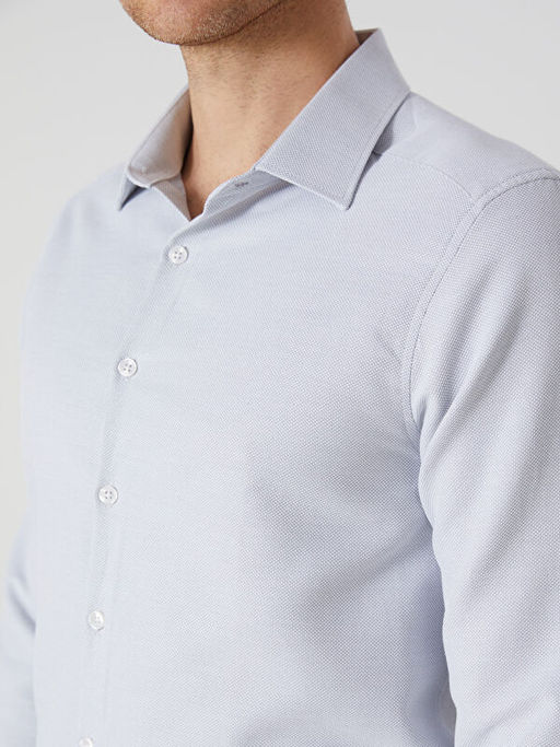 Slim Fit Uzun Kollu Arm?rl? Erkek G?mlek