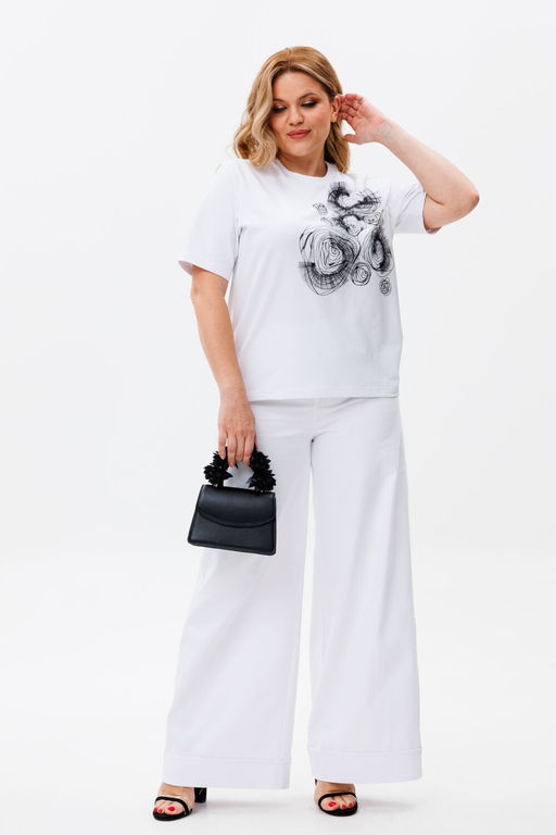 Костюм Michel Chic 1368 белый - Magia mody фото 6