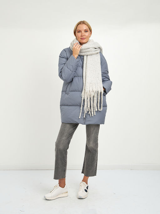 шарф женский светло-серый - Glenfield фото 2