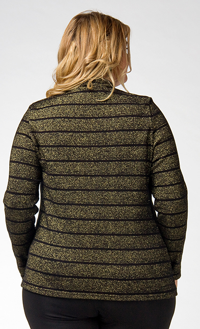 4911 блуза-джемпер из плотного акрилового трикотажа с люрексом, приятного на ощупь - Ckc collections фото 4