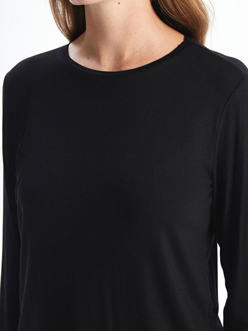 Bisiklet Yaka Kad?n Ti??rt