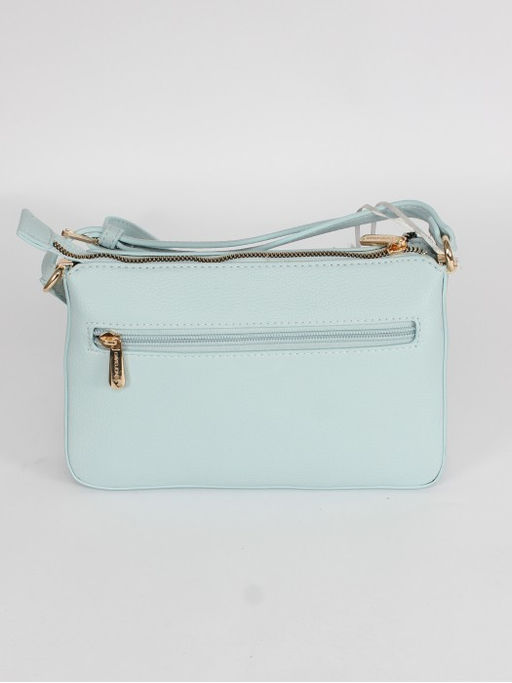 Сумка женская искусственная кожа DJ-СМ 7336-STARLIGHT BLUE, 1отд, плечевой ремень, голубой SALE 263896 - Adelia фото 6